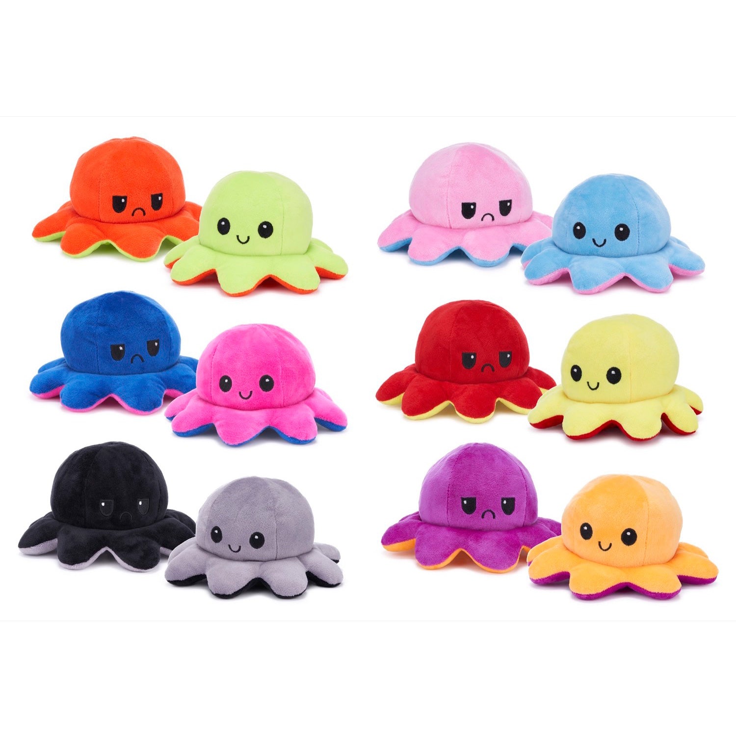 Reversible Octopus Plushie YoYo Village